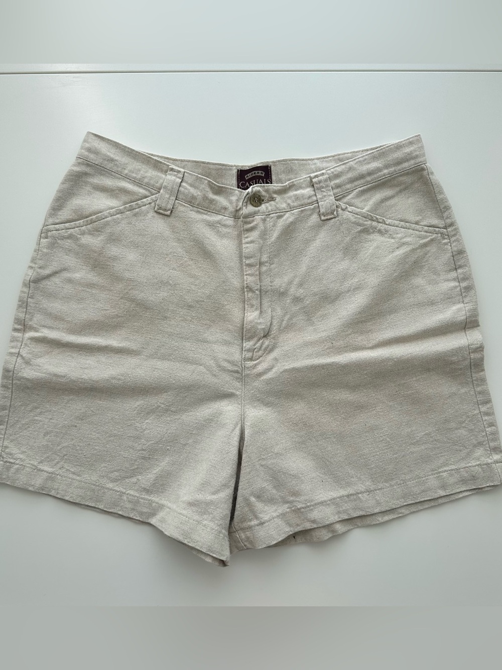 Vintage Riders cotton linen shorts
